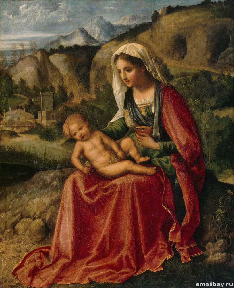 Джорджоне Дева Мария с младенцем
