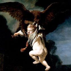 Рембрандт Похищение младенца Ганимеда