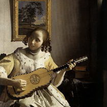 Вермеер Женщина с гитарой