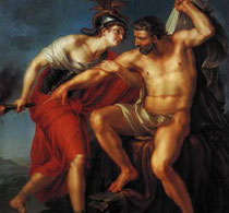 Акимов Самосожжение Геркулеса на костре в присутствии его друга Филоктета