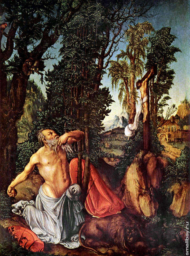 Лукас Кранах Покаяние святого Иеронима