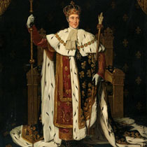 Энгр Карл X в коронационном одеянии