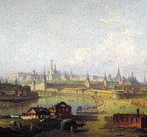 Воробьев Вид Московского Кремля со стороны Устьинского моста