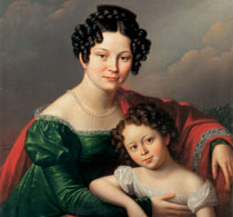 Олешкевич Портрет молодой женщины с ребенком