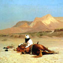 Араб и загнанный конь