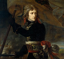 Гро Наполеон Бонапарт на Аркольском мосту