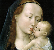 Рогир Вейден Дева Мария с младенцем