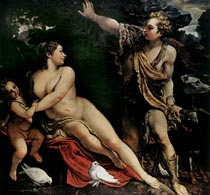 Карраччи Аннибале Венера и Адонис