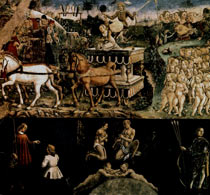 Франческо дель Косса Фреска Зал месяцев палаццо Скифанойя
