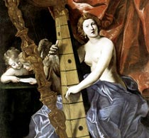 Ланфранко Джованни Венера играющая на арфе