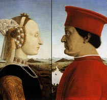 Пьеро делла Франческа Портреты герцога Урбинского Федериго да Монтефельтро и его супруги