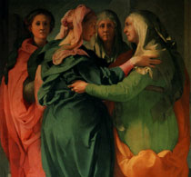 Понтормо Встреча Марии и Елизаветы
