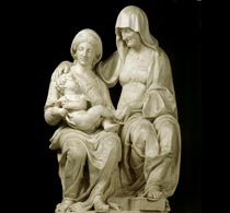 Сансовинo Андреа Мадонна с младенцем и святой Анной