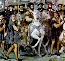 Цуккари Таддео Император Карл V король Франциск I и кардинал Алессандро Фарнезе