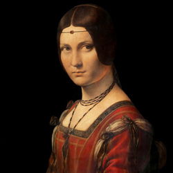 Леонардо да Винчи картина Прекрасная Ферроньера