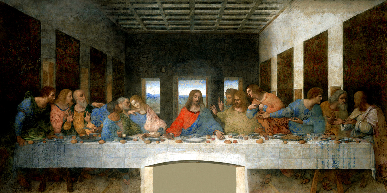 Леонардо да Винчи Тайная вечеря