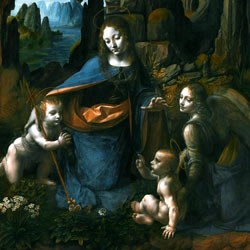 Леонардо да Винчи картина Мадонна в гроте