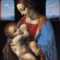 Леонардо да Винчи картина Мадонна Литта