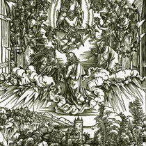 Дюрер Гравюра Святой Иоанн и двадцать четыре старца