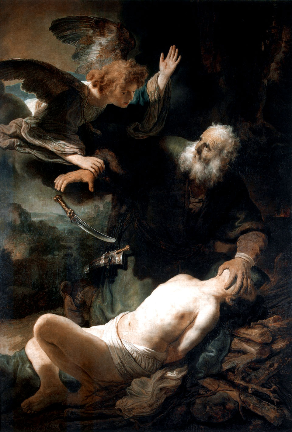 Рембрандт Жертвоприношение Авраама