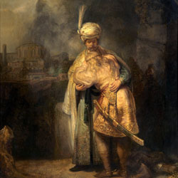 Рембрандт Прощание Давида с Ионафаном