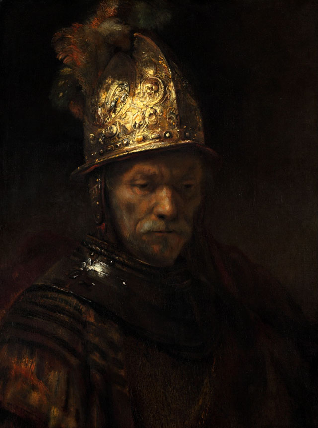 Рембрандт Человек в золотом шлеме
