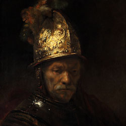 Рембрандт Человек в шлеме