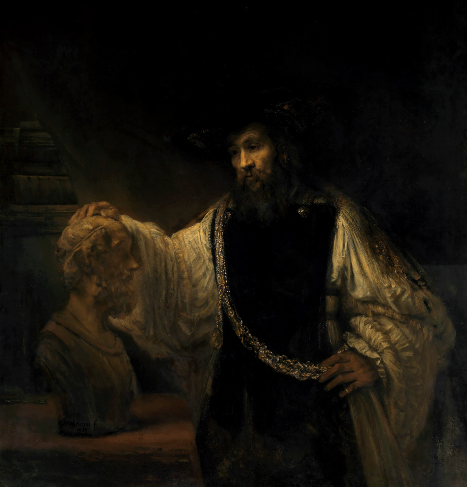 Рембрандт Аристотель с бюстом Гомера