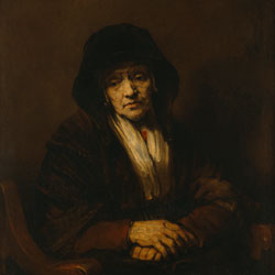 Рембрандт Портрет старушки