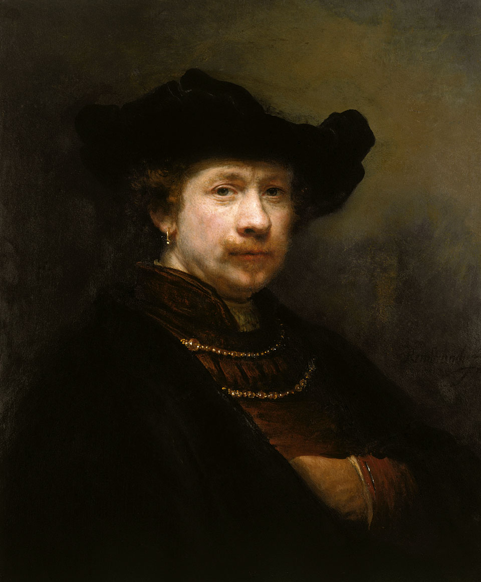 Рембрандт Автопортрет в фетровой шапке
