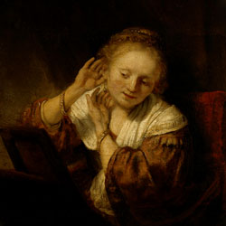 Рембрандт Молодая женщина