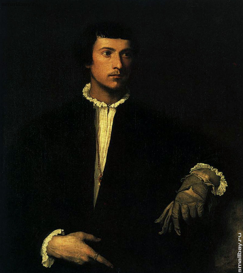 Тициан Портрет юноши с разорванной перчаткой