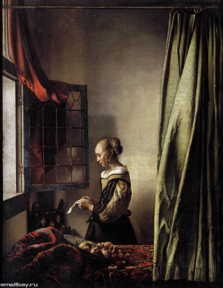 Вермеер Девушка, читающая письмо у окна