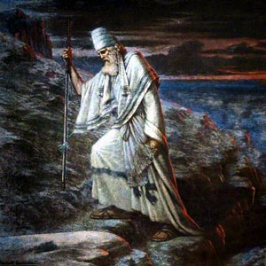 Герберт Шмальц картина Моисей поднимается на гору Нево