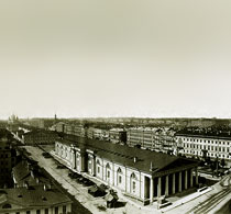 Шульц Панорама города со зданием Манежа
