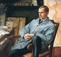 Яковлев Портрет Василия Шухаева в его студии