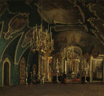 Шухвостов Внутренний вид Алексеевской церкви Чудова монастыря в Московском Кремле