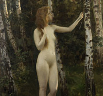 Штембер Девушка в лесу