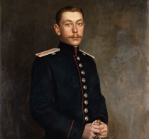 Штембер Граф Дмитрий Александрович Шереметев в мундире корнета Кавалергардского полка