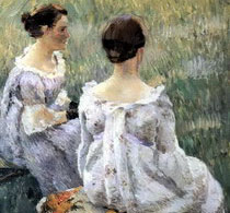 Две сидящие дамы