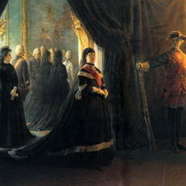 Ге Николай Екатерина II у гроба императрицы Елизаветы