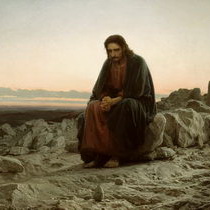 Крамской Христос в пустыне
