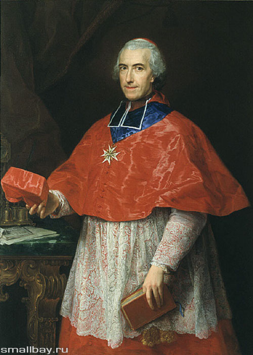 Батони Портрет кардинала Жан-Франсуа де Рожешуара