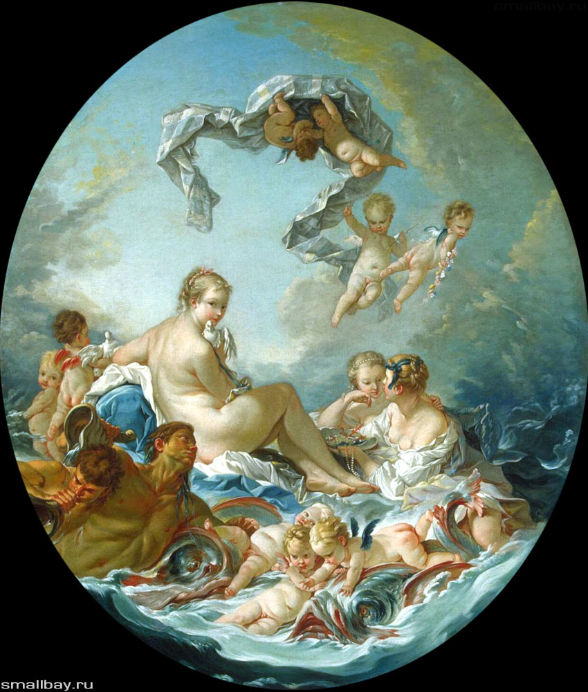 Триумф богини Венеры Картина Буше Франсуа