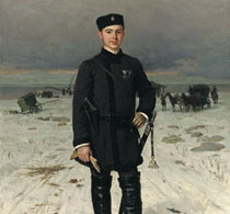 Дмитриев-Оренбургский Портрет русского солдата-добровольца