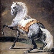 Жерико Серая лошадь