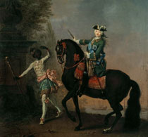 Гроот Конный портрет Елизаветы Петровны с арапчонком