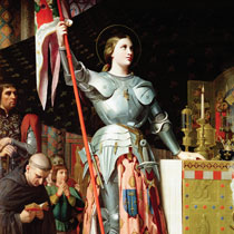Энгр Жанна д'Арк на коронации Карла VII