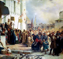 Верещагин Василий Защитники Свято-Троицкой Сергиевской лавры в 1608 году