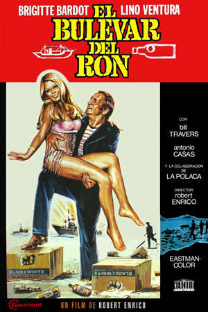 Бриджит Бардо плакат фильм Ромовый бульвар